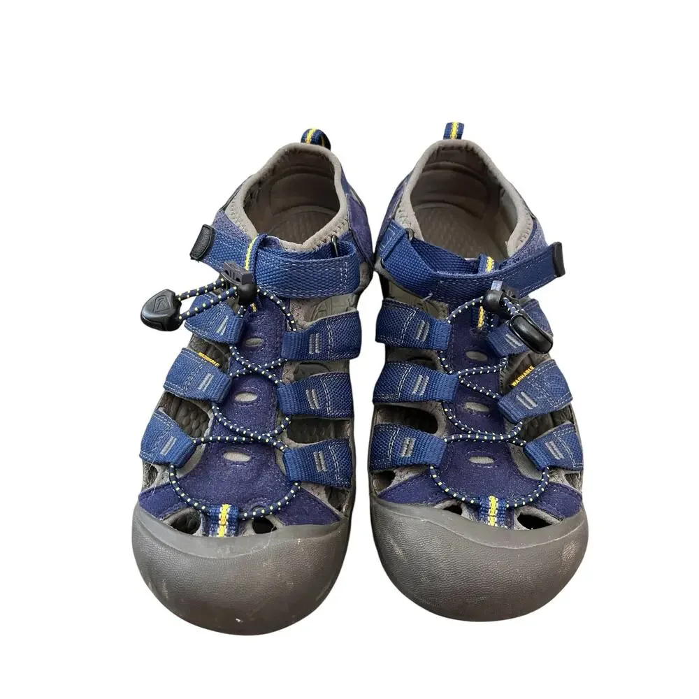 Keen Canteen Sandals Mens 6 Blue Gray Closed Toe Water Shoe Hiking Newport